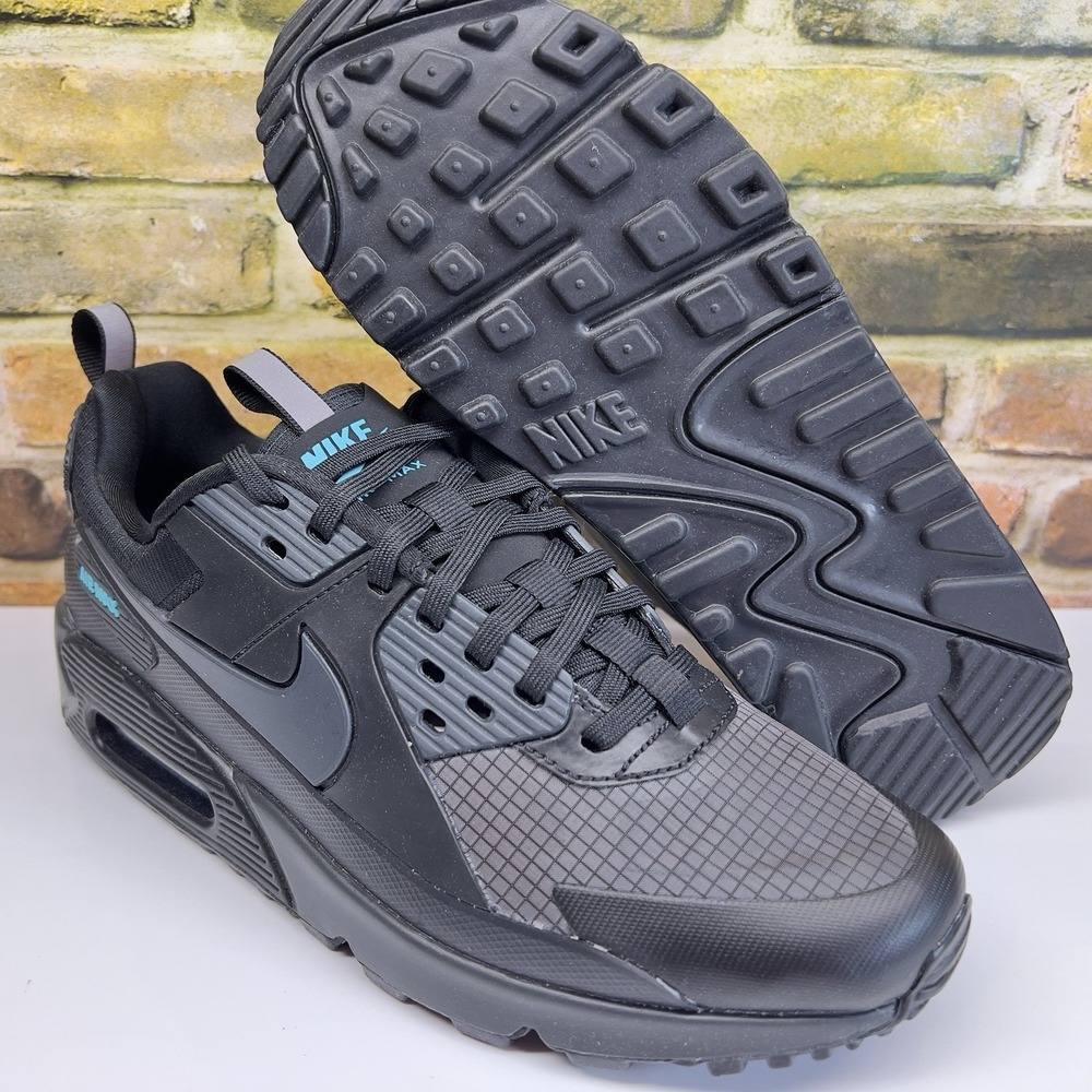 Mens Size 10.5 Nike Air Max 90 Drift Black Dusty Cactus IO1908-010 Athletic Shoe